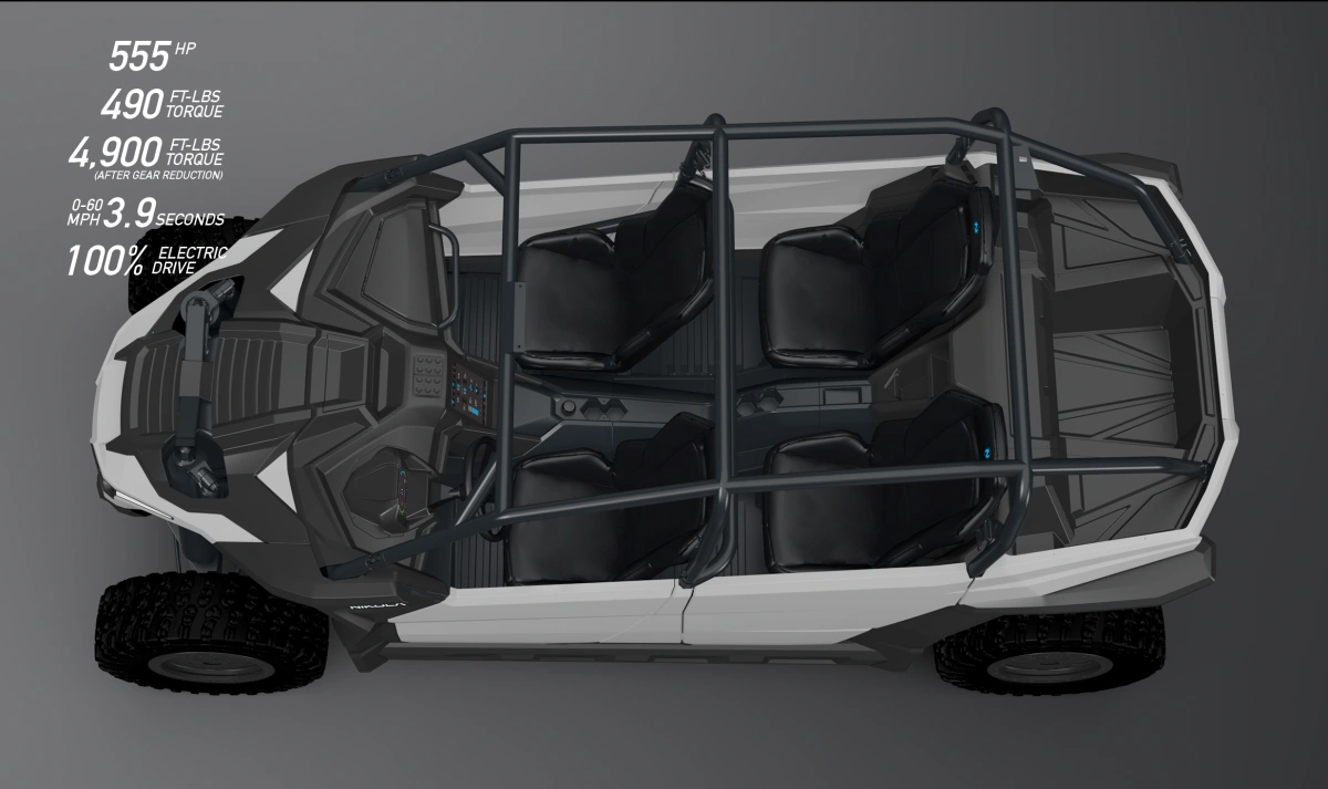 В США представили скоростной электровездеход по цене семейного седана