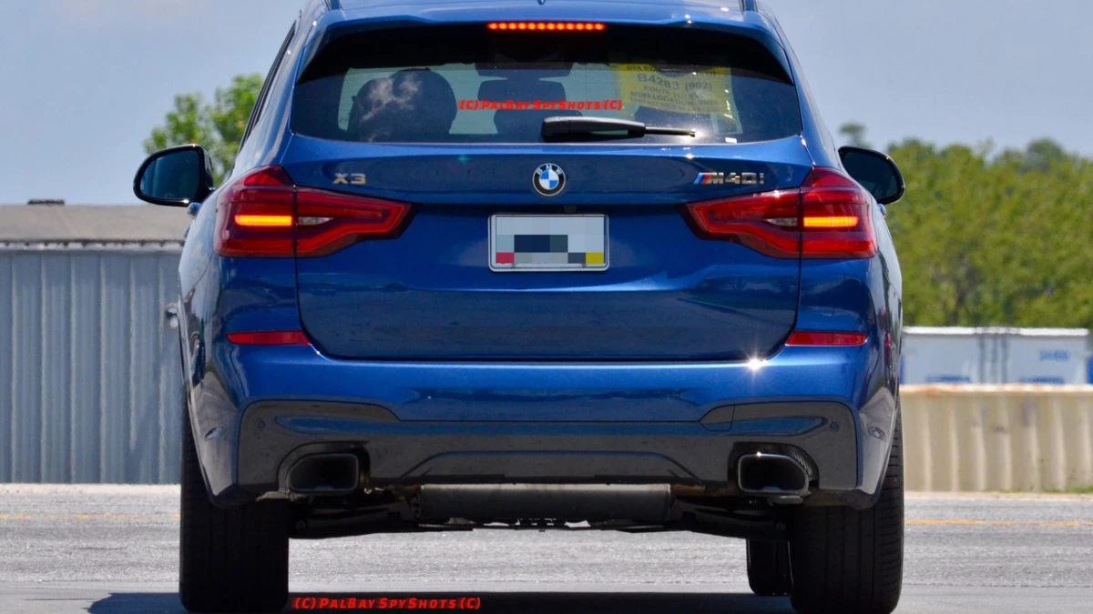 Новый BMW X3 2018 впервые засняли вживую