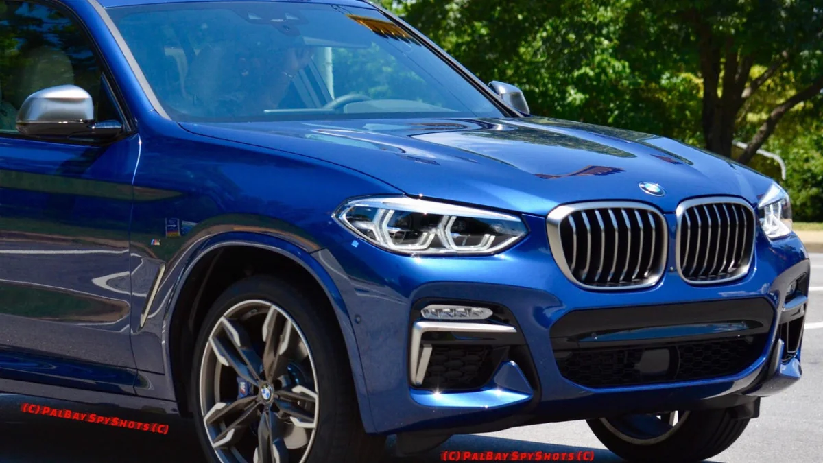 Новый BMW X3 2018 впервые засняли вживую
