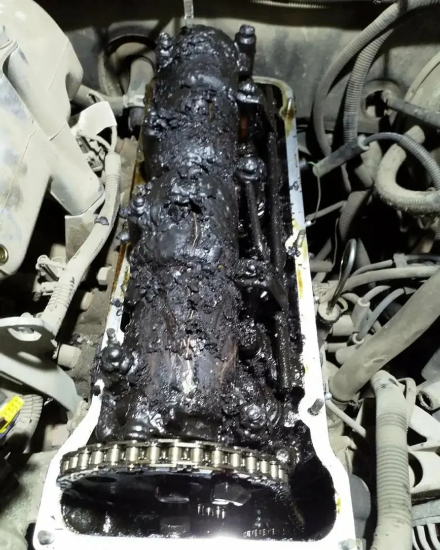 закоксовалось масло