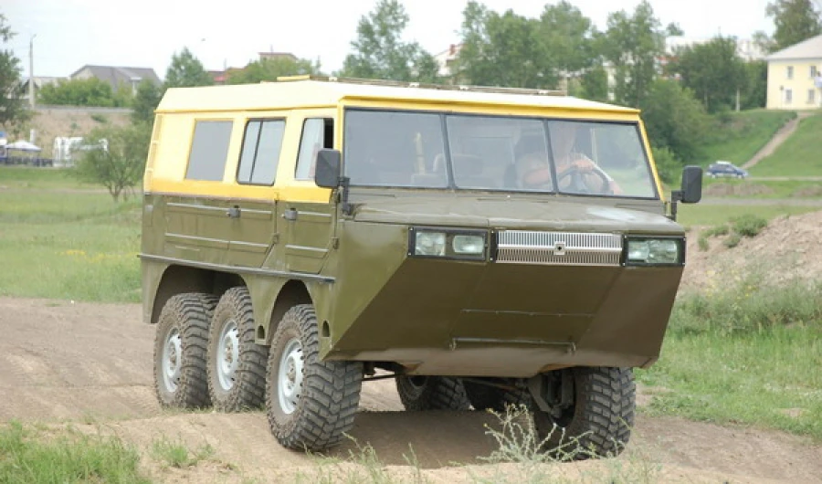 самодельный 6 колесный вездеход