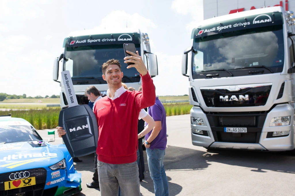 Audi Sport выбирает новейшие тягачи MAN TGX