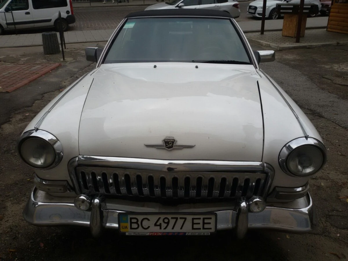 ГАЗ 21 Волга-Мерседес во Львове – ретро кабриолет W124