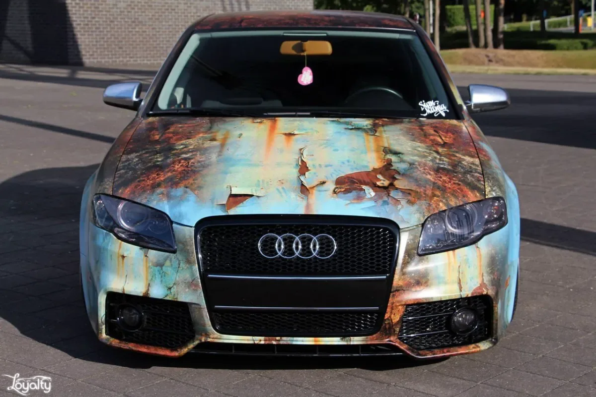 ржавая ауди