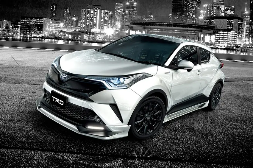 Toyota C-HR. Злобный тюнинг нового кроссовера от TRD и Modellista