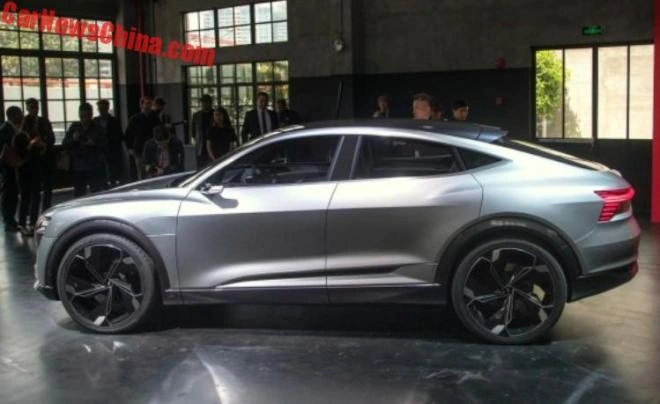 В Китае представлен электрический купе-кроссовер Audi E-Tron Sportback