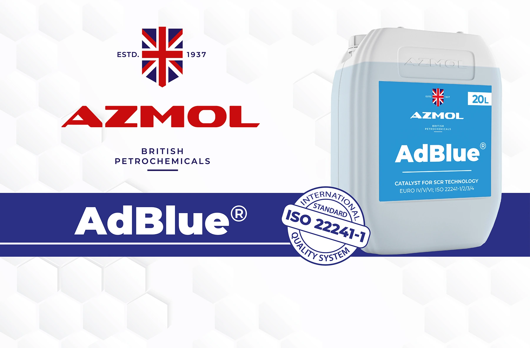 AZMOL - первый украинский производитель AdBlue лицензированный VDA