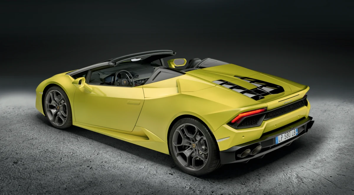 Lamborghini представила ураганный кабриолет Huracan Spyder 