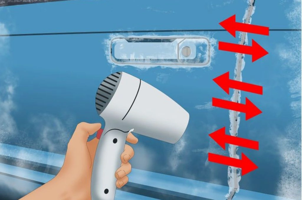 Как открыть машину после ледяного дождя