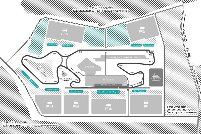 Формула 1 в Украине: проект гоночной трассы под Львовом