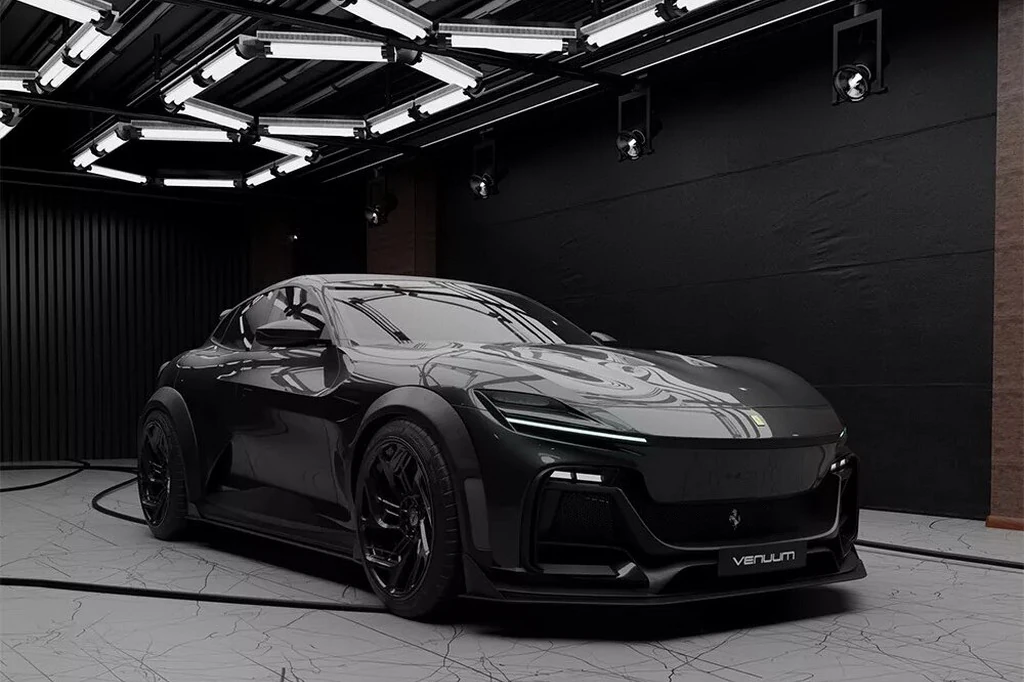 Ателье Venuum подготовило тюнинг кроссовера Ferrari Purosangue