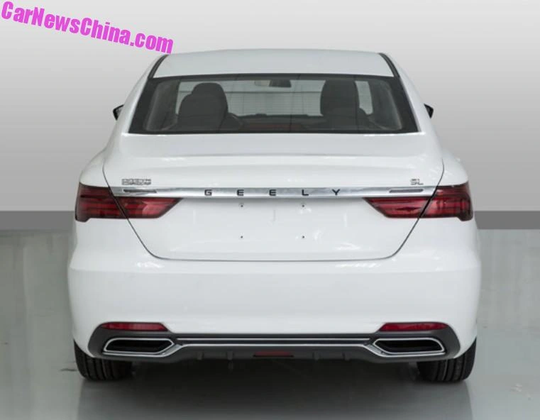 Geely SL: новый китайский седан в стиле Ford Mondeo