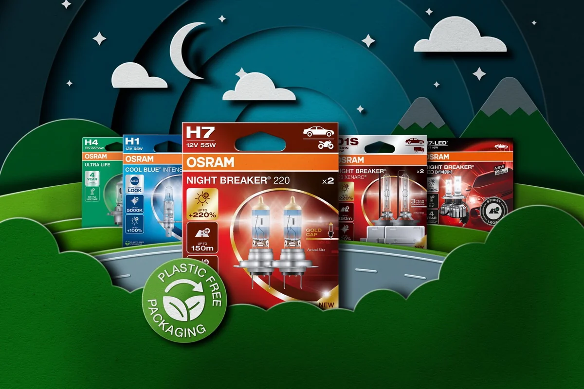 Нова еко-упаковка ламп OSRAM – з любов'ю до природи