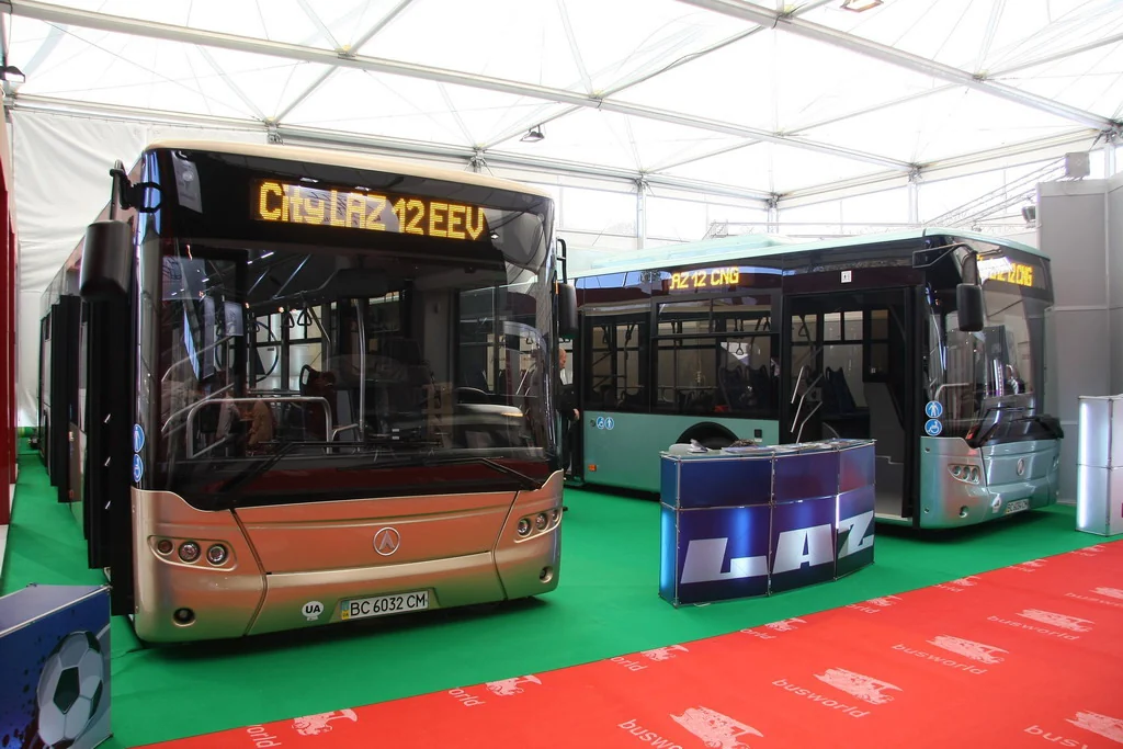 Автосалон Busworld Kortrijk: ЛАЗ представил экологичные новинки