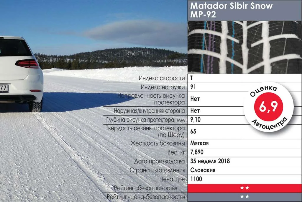 тест зимних шин