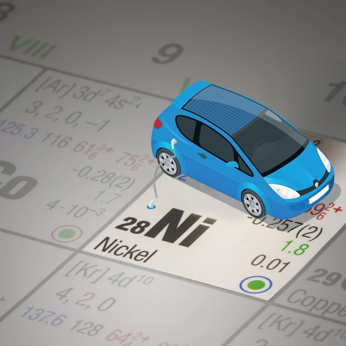 сырье для производства электрокаров - никель