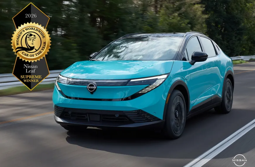 Nissan Leaf став переможцем у номінації «Найкращий автомобіль року серед жінок»