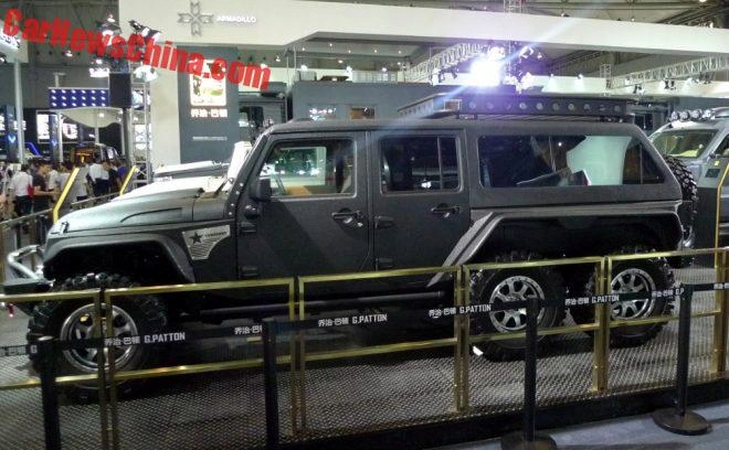 G. Patton Tomahawk 6x6 – китайский конкурент 6-колесного Мерседеса!