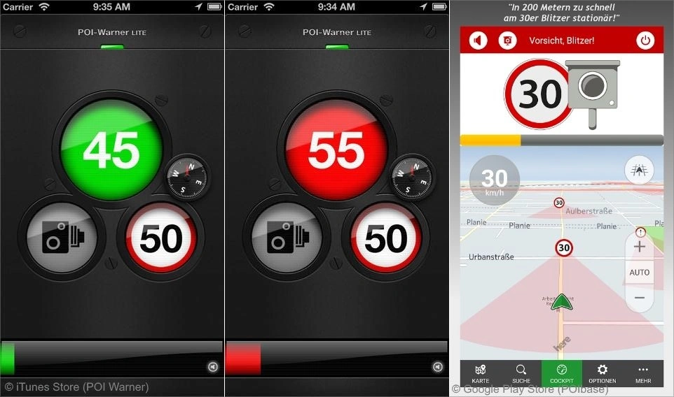 антирадары - мобильное приложение