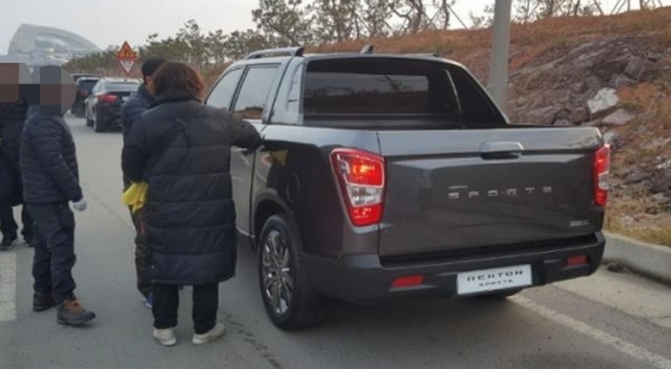 Новый пикап SsangYong впервые засветился на фото