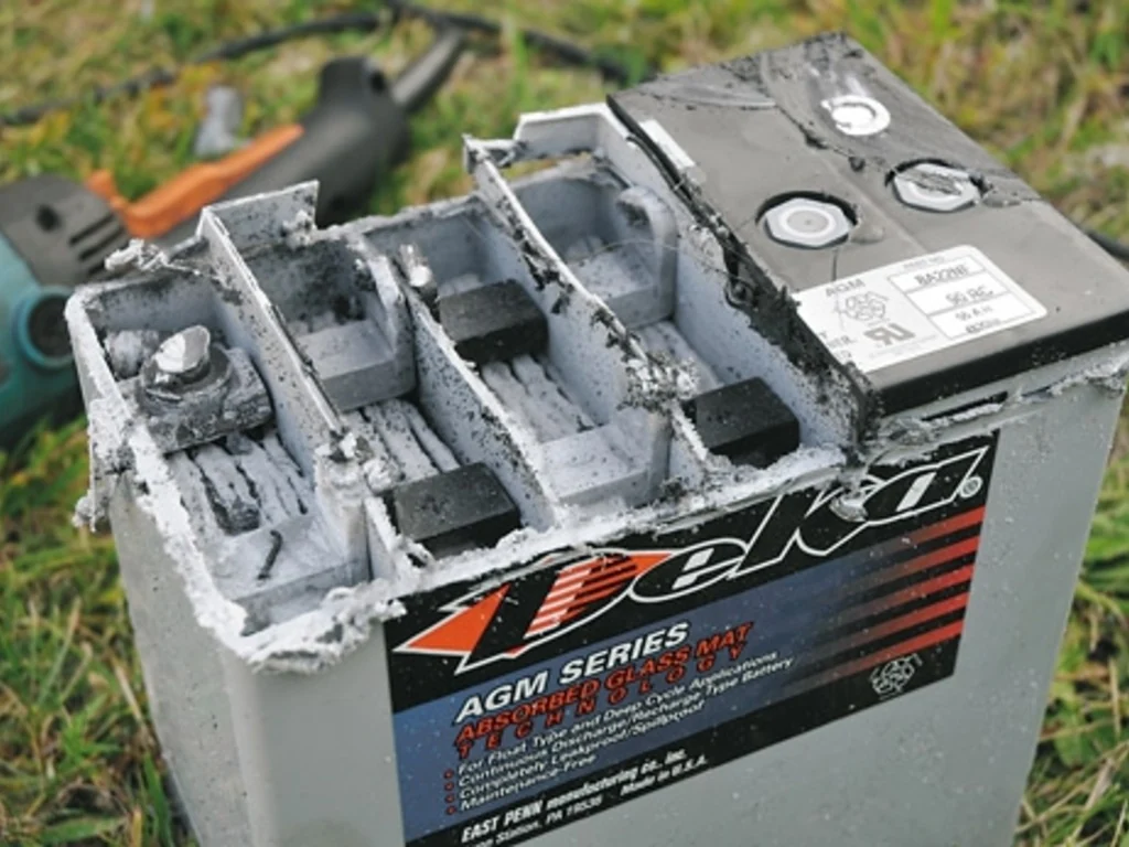 отработанные аккумуляторы