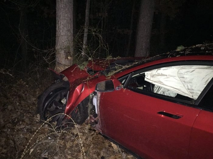 авария Тесла авария Тесла