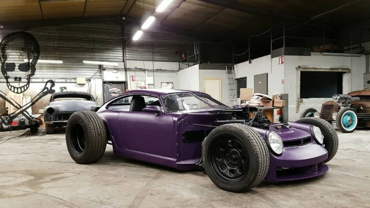 Тюнинг на грани: классический Porsche превратили в брутальный хот-род