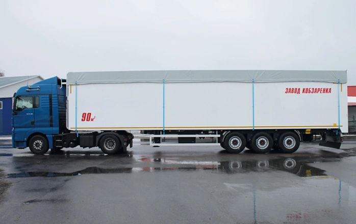 Український 90-кубовий щеповоз показали у роботі (відео)