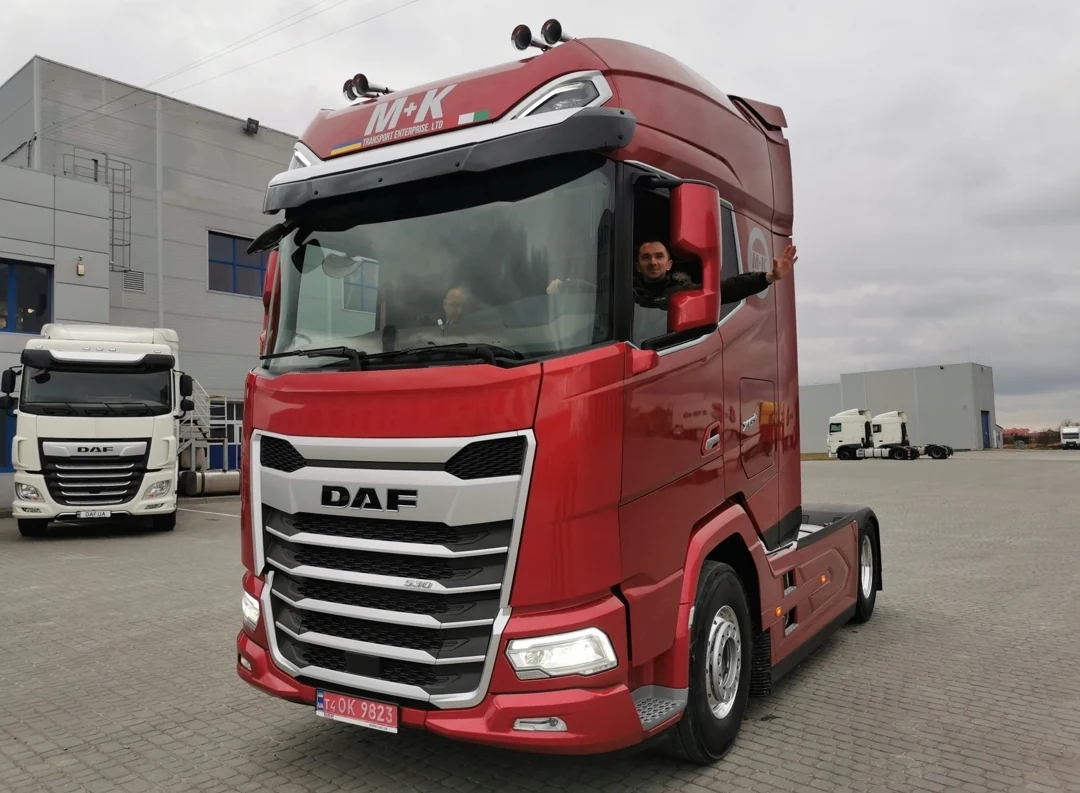 В Україні випробували найновіший тягач DAF XG+