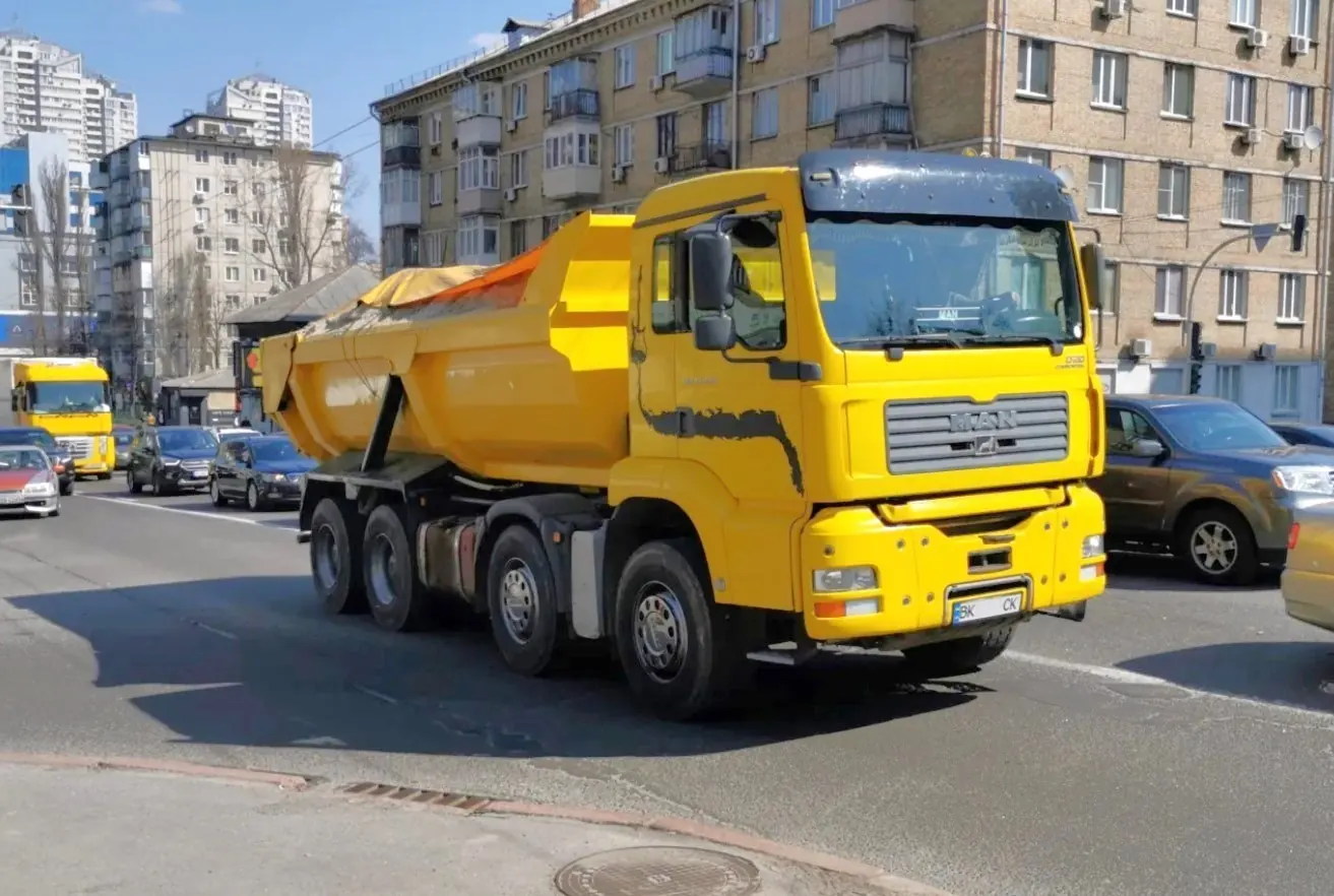 Как в Украине работает самосвал MAN оригинальной конструкции