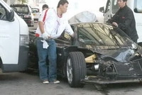 В Гонконге разбили суперкар Pagani Zonda F