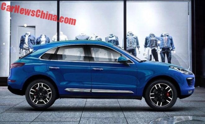 Китайская копия Porsche Macan за $14 тысяч. Официальные фото Zotye SR8