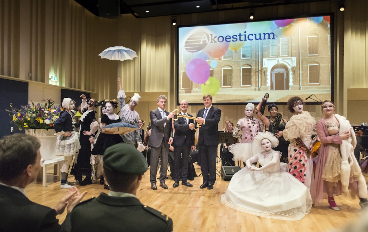 Opening van Akoesticum door koning Willem Alexander