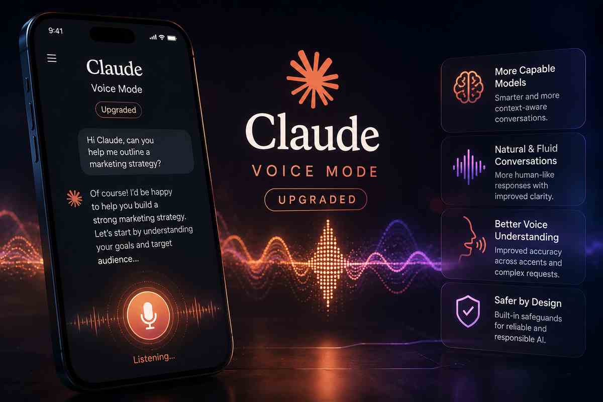 Anthropic Upgrades Claude Voice Mode With More Capable Models
