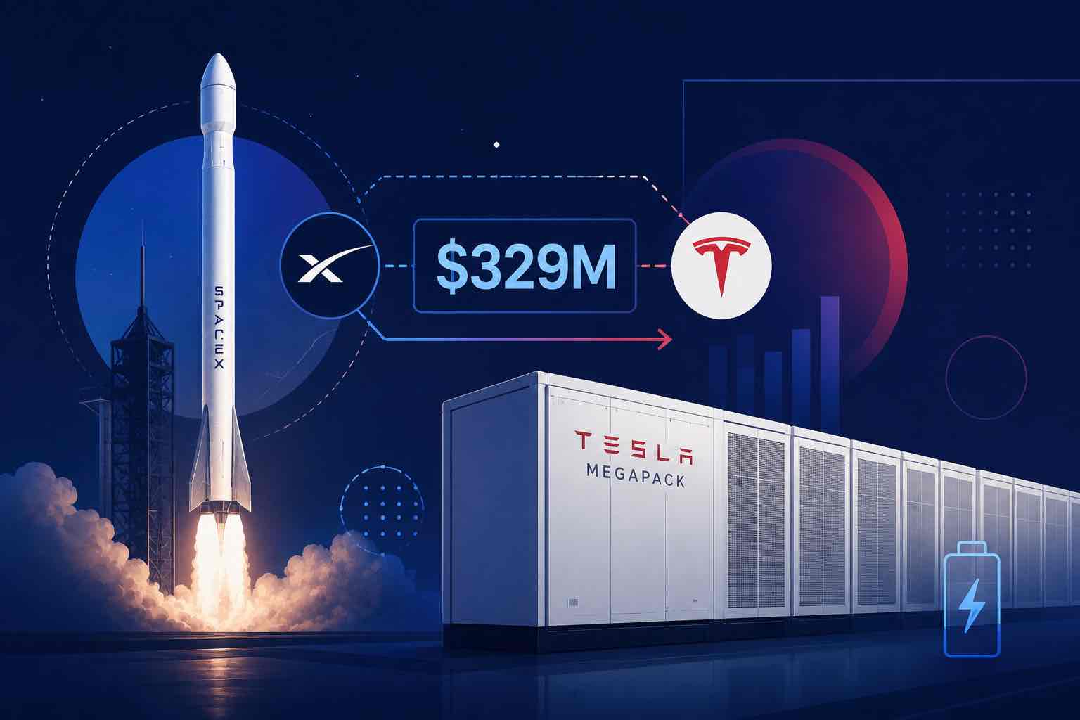 SpaceX Spends $329 Million on Tesla Megapacks
