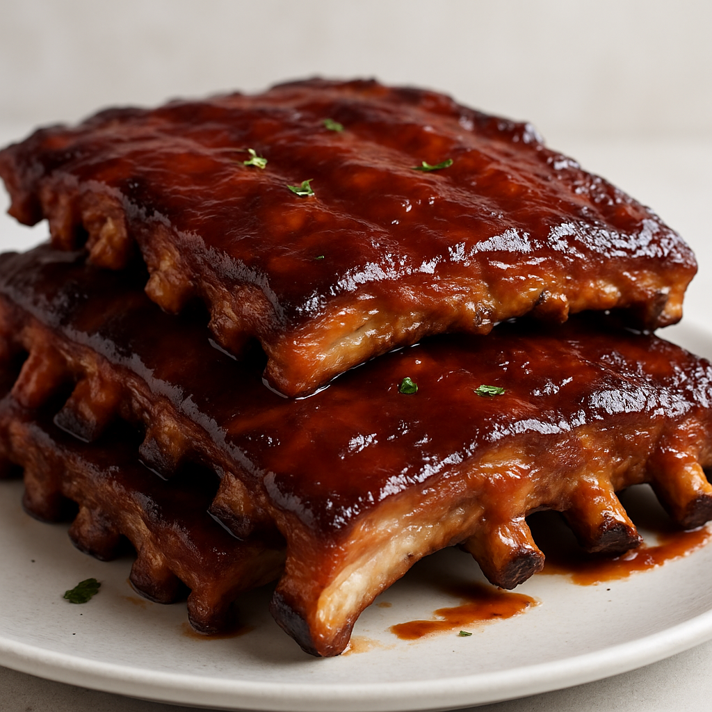 Costillas A La BBQ