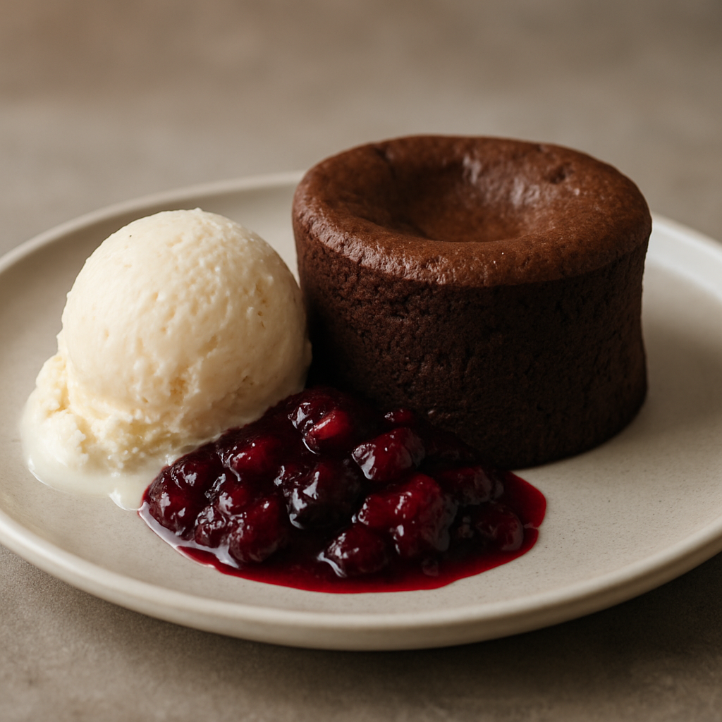 Torta de Chocolate con Gelatto