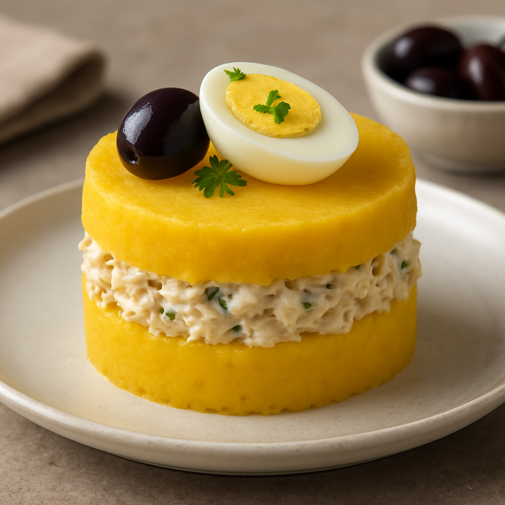 Causa Limeña de Pollo
