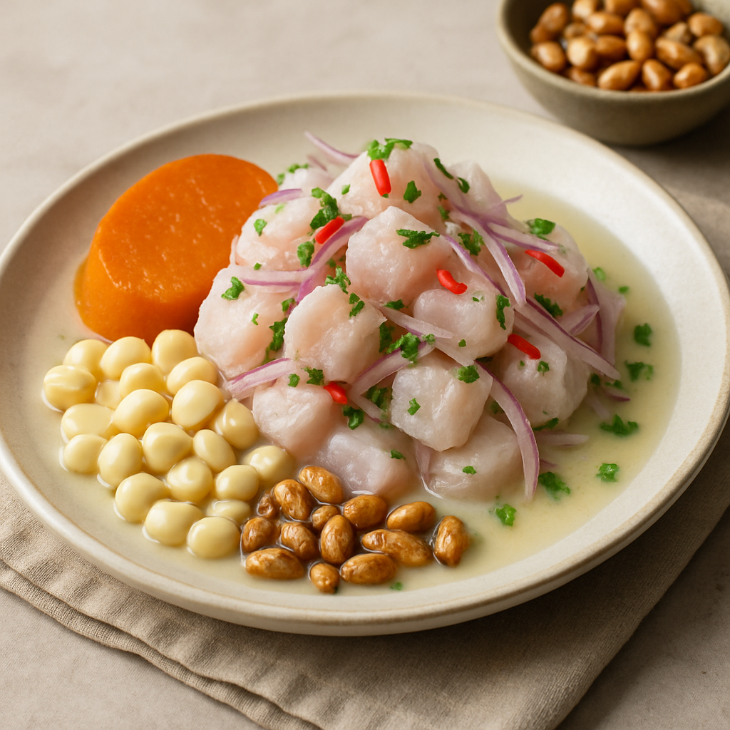 Ceviche Clásico con Leche de Tigre