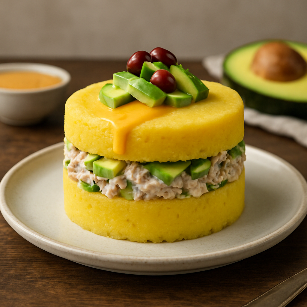 Causa Limeña de Atún con Palta