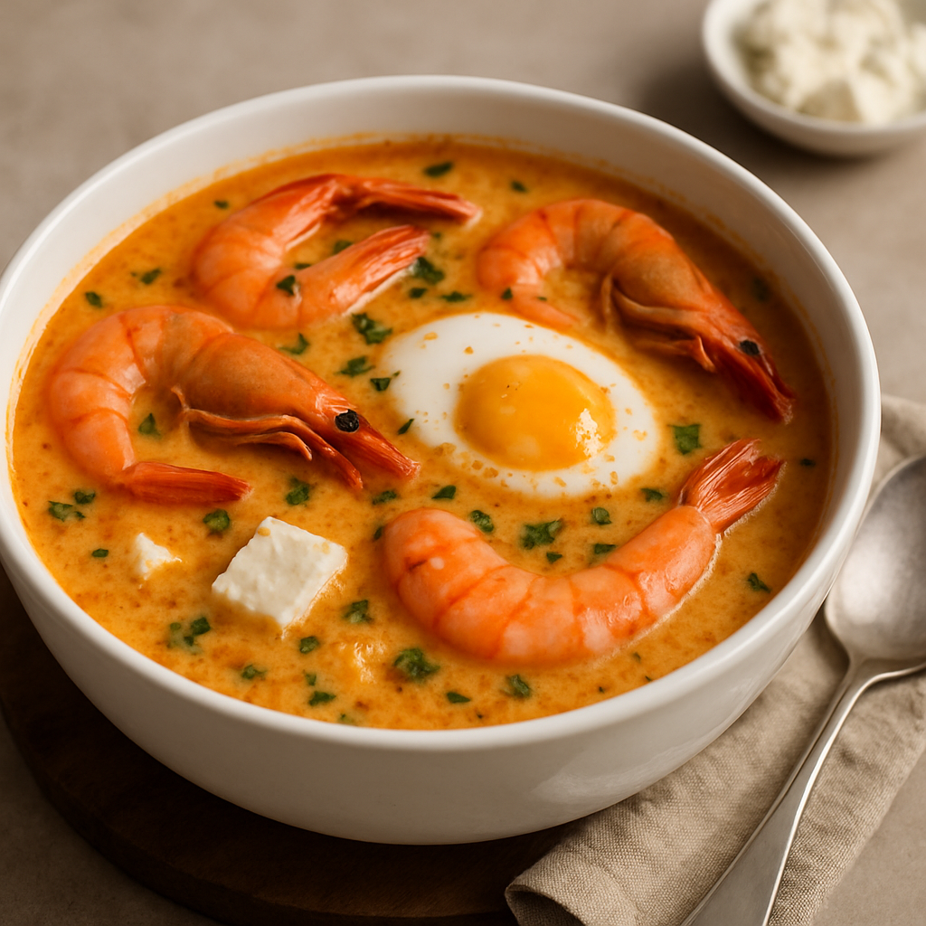 Chupe de Camarones Arequipeño