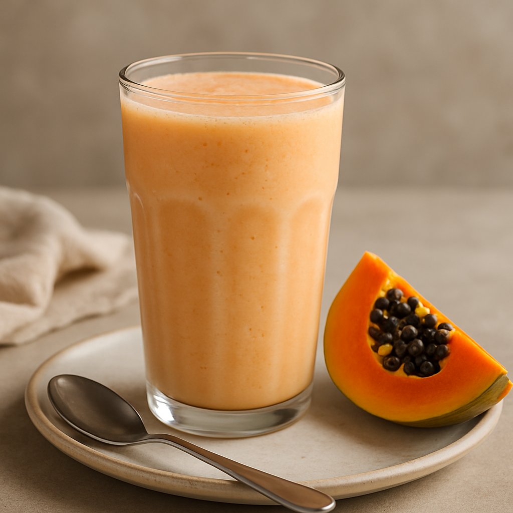 Jugo de Papaya con Leche