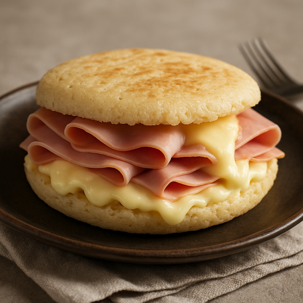 Arepa de Jamón y Queso