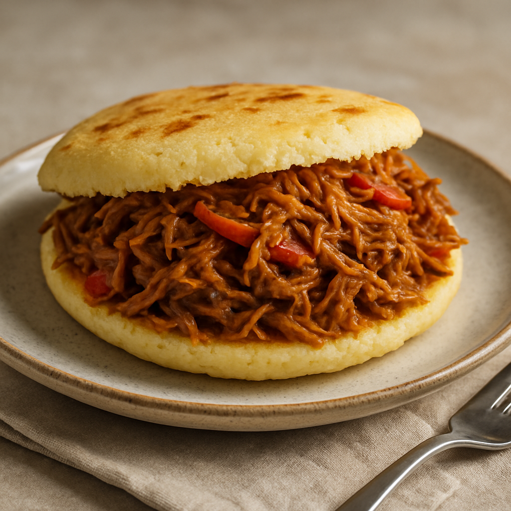 Arepa de Carne Mechada