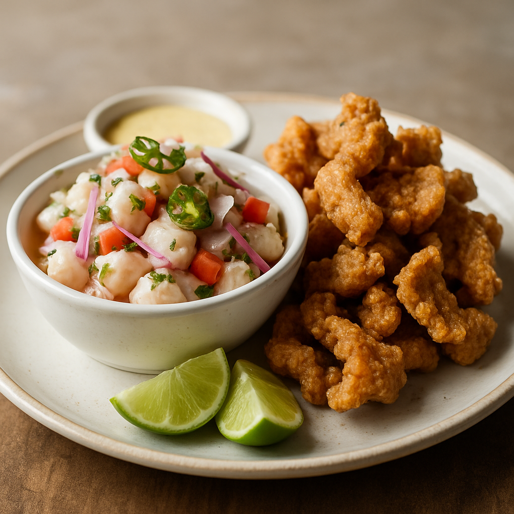 Ceviche + Chicharrón