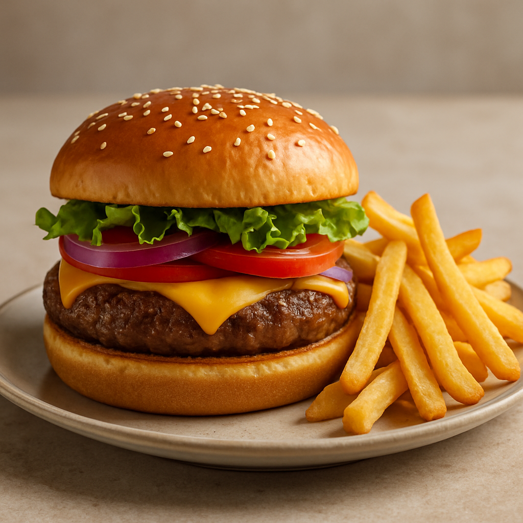 Hamburguesa con Papas