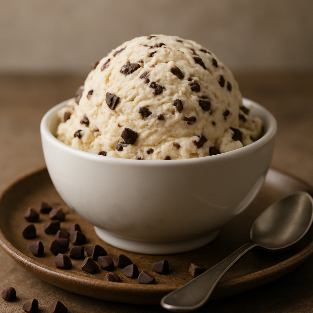 Helado con chispas