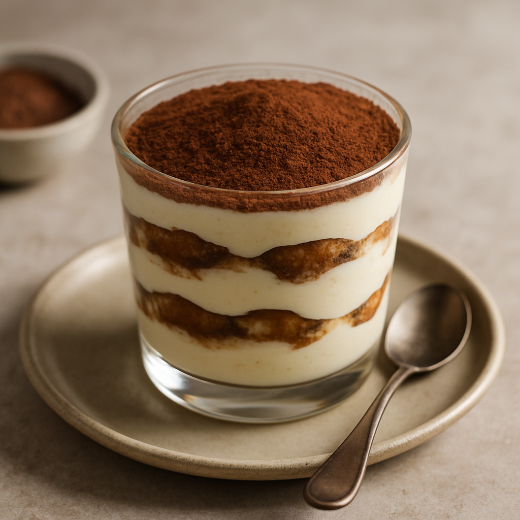 Tiramisú en vasito