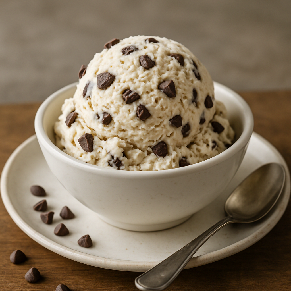 Helado con chispas
