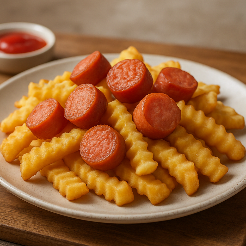 Papas con Salchichas